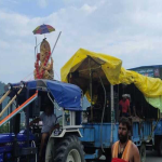 राज्यसभा सांसद नरेश बंसल ने हरकी पैड़ी पर किया माता की अस्थियों का विसर्जन