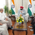  कैबिनेट मंत्री सतपाल महाराज ने  राज्यपाल से शिष्टाचार भेंट की  