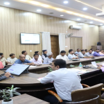 मंत्री गणेश जोशी ने किया  निर्माणाधीन सैन्यधाम का निरीक्षण 